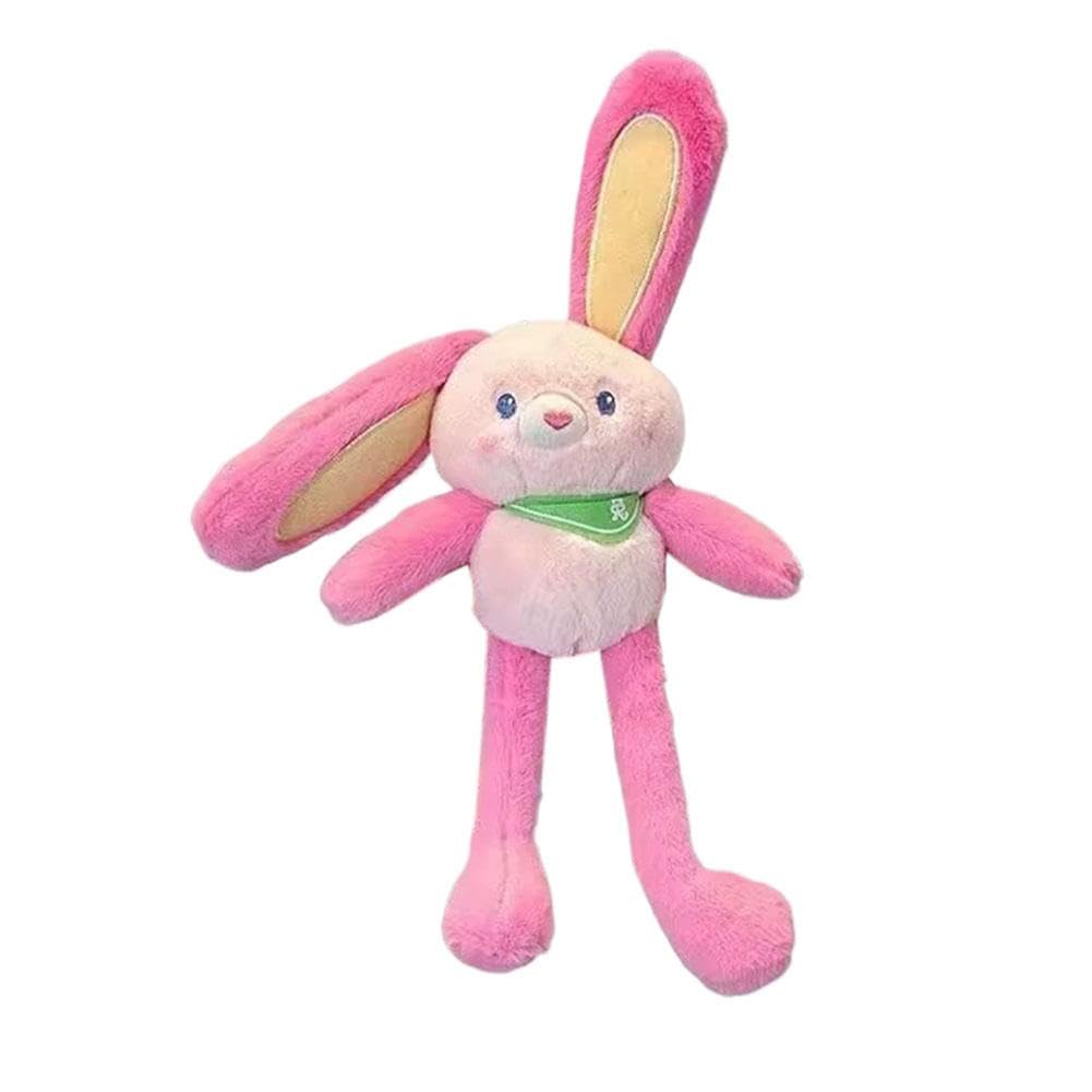 (100%正規品)ウサギ耳付きぬいぐるみ・マスコット 2個セット うさぎ ぬいぐるみ ふわふわ アクセサリー セット テイクオフ